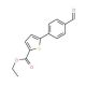 Ethyl 5-(4-formylphenyl)-2-thiophenecarboxylate (CAS 850074-81-6) - chemical structure image