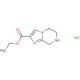 Ethyl 5,6,7,8-tetrahydroimidazo[1,2-a]pyrazine-2-carboxylate hydrochloride (CAS 623906-17-2 (non-salt)) - chemical structure