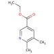 Ethyl 5,6-Dimethylnicotinate (CAS 77629-53-9) - chemical structure image