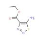 Ethyl 5-amino-1,2,3-thiadiazole-4-carboxylate (CAS 6440-02-4) - chemical structure image