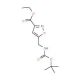 Ethyl 5-(aminomethyl)isoxazole-3-carboxylate, N-BOC protected 的分子结构, CAS编号: 253196-37-1 Ethyl 5-(aminomethyl)isoxazole-3-carboxylate, N-BOC protected (CAS 253196-37-1) - chemical structure image