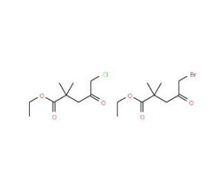 Ethyl 5-Bromo-2,2-dimethyl-4-oxopentanoate Ethyl 5-Chloro-2,2-dimethyl-4-oxopentanoate (Bromo/Chloro Mixture) (CAS 154325-75-