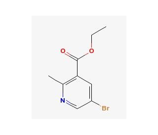Ethyl 5-bromo-2-methylnicotinate (CAS 129477-21-0) - chemical structure image