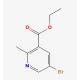 Ethyl 5-bromo-2-methylnicotinate (CAS 129477-21-0) - chemical structure image