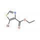 Ethyl 5-bromo-4-thiazolecarboxylate (CAS 61830-23-7) - chemical structure image
