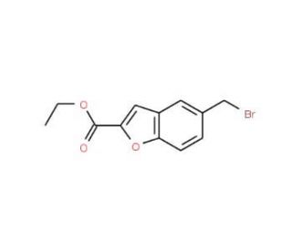 ethyl 5-(bromomethyl)-1-benzofuran-2-carboxylate - chemical structure image