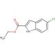 Ethyl 5-chloro-2-indolecarboxylate (CAS 4792-67-0) - chemical structure image