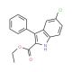 Ethyl 5-chloro-3-phenyl-1H-indole-2-carboxylate (CAS 21139-32-2) - chemical structure image