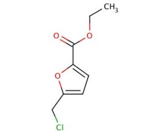 Ethyl 5-(chloromethyl)-2-furancarboxylate (CAS 2528-00-9) - chemical structure image