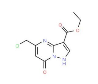 ethyl 5-(chloromethyl)-7-hydroxypyrazolo[1,5-a]pyrimidine-3-carboxylate - chemical structure image