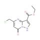ethyl 5-(chloromethyl)-7-hydroxypyrazolo[1,5-a]pyrimidine-3-carboxylate - chemical structure image