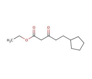 Ethyl 5-cyclopentyl-3-oxo-pentanoate - chemical structure image