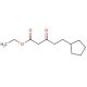 Ethyl 5-cyclopentyl-3-oxo-pentanoate - chemical structure image