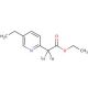 Ethyl (5-Ethyl-2-pyridinyl)-1,1-d2-acetate - chemical structure image