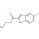 Ethyl 5-fluoroindole-2-carboxylate (CAS 348-36-7) - chemical structure image