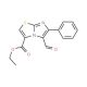 Ethyl 5-formyl-6-phenylimidazo-[2,1-b][1,3]thiazole-3-carboxylate - chemical structure image