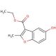 ethyl 5-hydroxy-2-methyl-1-benzofuran-3-carboxylate (CAS 7287-40-3) - chemical structure image
