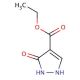 Ethyl 5-hydroxy-4-pyrazolecarboxylate (CAS 7251-53-8) - chemical structure image
