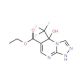 ethyl 5-hydroxy-5-(trifluoromethyl)-5,8-dihydro[1,2,4]triazolo[4,3-a]pyrimidine-6-carboxylate - chemical structure image
