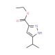 Ethyl 5-isopropylpyrazole-3-carboxylate (CAS 78208-72-7) - chemical structure image
