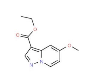 Ethyl 5-methoxypyrazolo[1,5-a]pyridine-3-carboxylate (CAS 99446-53-4) - chemical structure image