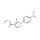 Ethyl 5-methyl-1-(4-nitrophenyl)-1H-pyrazole-4-carboxylate - chemical structure image