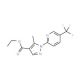 ethyl 5-methyl-1-[5-(trifluoromethyl)pyridin-2-yl]-1H-pyrazole-4-carboxylate - chemical structure image