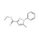 Ethyl 5-methyl-1-phenylpyrazole-3-carboxylate (CAS 81153-64-2) - chemical structure image