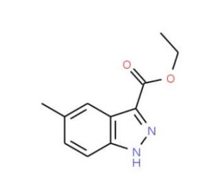 Ethyl 5-methyl-1H-indazole-3-carboxylate (CAS 1908-01-6) - chemical structure image