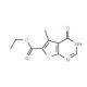 Ethyl 5-methyl-4-oxo-3,4-dihydrothieno[2,3-d]-pyrimidine-6-carboxylate (CAS 17417-67-3) - chemical structure image