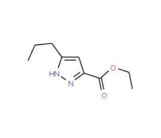 Ethyl 5-n-propyl-1H-pyrazole-3-carboxylate (CAS 92945-27-2) - chemical structure image