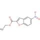Ethyl 5-nitrobenzofuran-2-carboxylate (CAS 69604-00-8) - chemical structure image