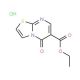 Ethyl 5-oxo-5H-[1,3]thiazolo[3,2-a]pyrimidine-6-carboxylate hydrochloride - chemical structure image