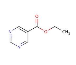 Ethyl 5-pyrimidinecarboxylate (CAS 40929-50-8) - chemical structure image