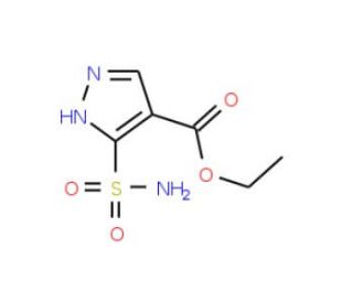 ethyl 5-sulfamoyl-1H-pyrazole-4-carboxylate - chemical structure image