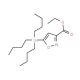 Ethyl-5-(tributylstannyl)isoxazole-3-carboxylate (CAS 126085-91-4) - chemical structure image