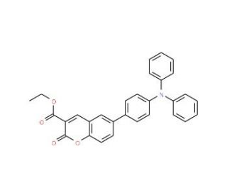 Ethyl 6-[4-(Diphenylamino)phenyl]coumarin-3-carboxylate - chemical structure image