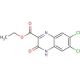 Ethyl 6,7-Dichloro-3,4-dihydro-3-oxo-2-quinoxalinecarboxylate (CAS 60578-70-3) - chemical structure image