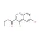 Ethyl 6-bromo-4-chloro-3-quinolinecarboxylate (CAS 206257-39-8) - chemical structure image
