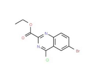 Ethyl 6-bromo-4-chloroquinazoline-2-carboxylate (CAS 1159976-38-1) - chemical structure image