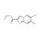 Ethyl 6-bromo-7-methylimidazo[1,2-a]pyridine-2-carboxylate (CAS 907945-87-3) - chemical structure image
