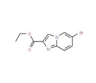 Ethyl 6-bromoimidazo[1,2-a]pyridine-2-carboxylate (CAS 67625-37-0) - chemical structure image