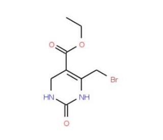ethyl 6-(bromomethyl)-2-oxo-1,2,3,4-tetrahydropyrimidine-5-carboxylate (CAS 14903-94-7) - chemical structure image