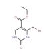 ethyl 6-(bromomethyl)-2-oxo-1,2,3,4-tetrahydropyrimidine-5-carboxylate 的分子结构, CAS编号: 14903-94-7 ethyl 6-(bromomethyl)-2-oxo-1,2,3,4-tetrahydropyrimidine-5-carboxylate (CAS 14903-94-7) - chemical structure image