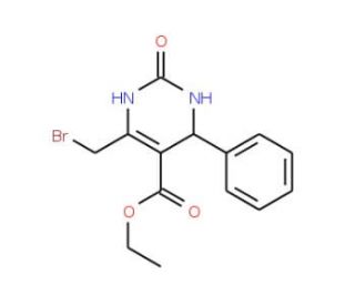 ethyl 6-(bromomethyl)-2-oxo-4-phenyl-1,2,3,4-tetrahydropyrimidine-5-carboxylate - chemical structure image