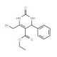 ethyl 6-(bromomethyl)-2-oxo-4-phenyl-1,2,3,4-tetrahydropyrimidine-5-carboxylate 的分子结构 ethyl 6-(bromomethyl)-2-oxo-4-phenyl-1,2,3,4-tetrahydropyrimidine-5-carboxylate - chemical structure image