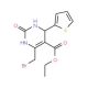 ethyl 6-(bromomethyl)-2-oxo-4-thien-2-yl-1,2,3,4-tetrahydropyrimidine-5-carboxylate (CAS 15139-62-5) - chemical structure ima