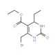 ethyl 6-(bromomethyl)-4-ethyl-2-oxo-1,2,3,4-tetrahydropyrimidine-5-carboxylate 的分子结构 ethyl 6-(bromomethyl)-4-ethyl-2-oxo-1,2,3,4-tetrahydropyrimidine-5-carboxylate - chemical structure image