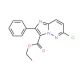 Ethyl 6-chloro-2-phenylimidazo[1,2-b]pyridazine-3-carboxylate - chemical structure image