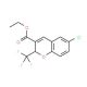 Ethyl 6-chloro-2-(trifluoromethyl)-2H-chromene-3-carboxylate (CAS 215123-85-6) - chemical structure image